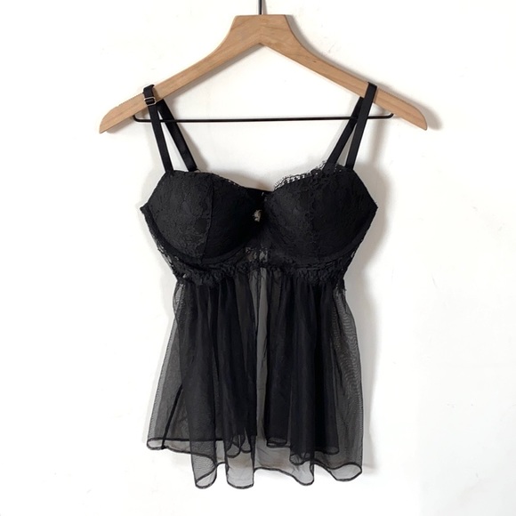 Victoria's secret lace push-up babydoll, Size 36C - Picture 1 of 12